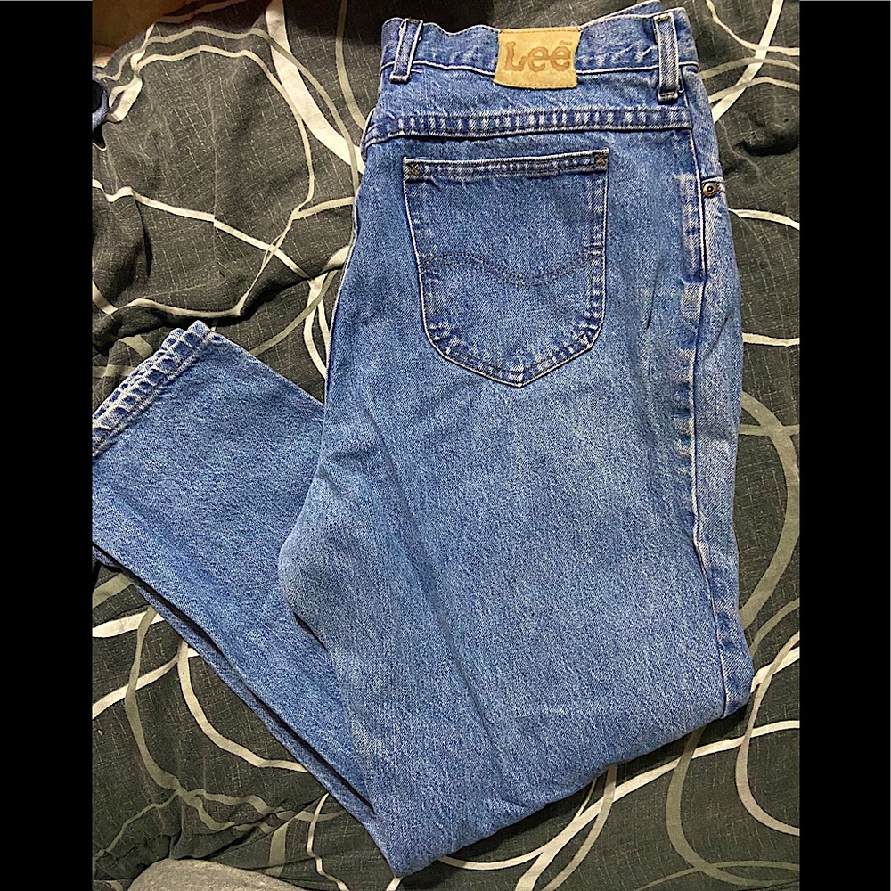 3/$22 Vintage lee men’s denim blue jeans 36x30